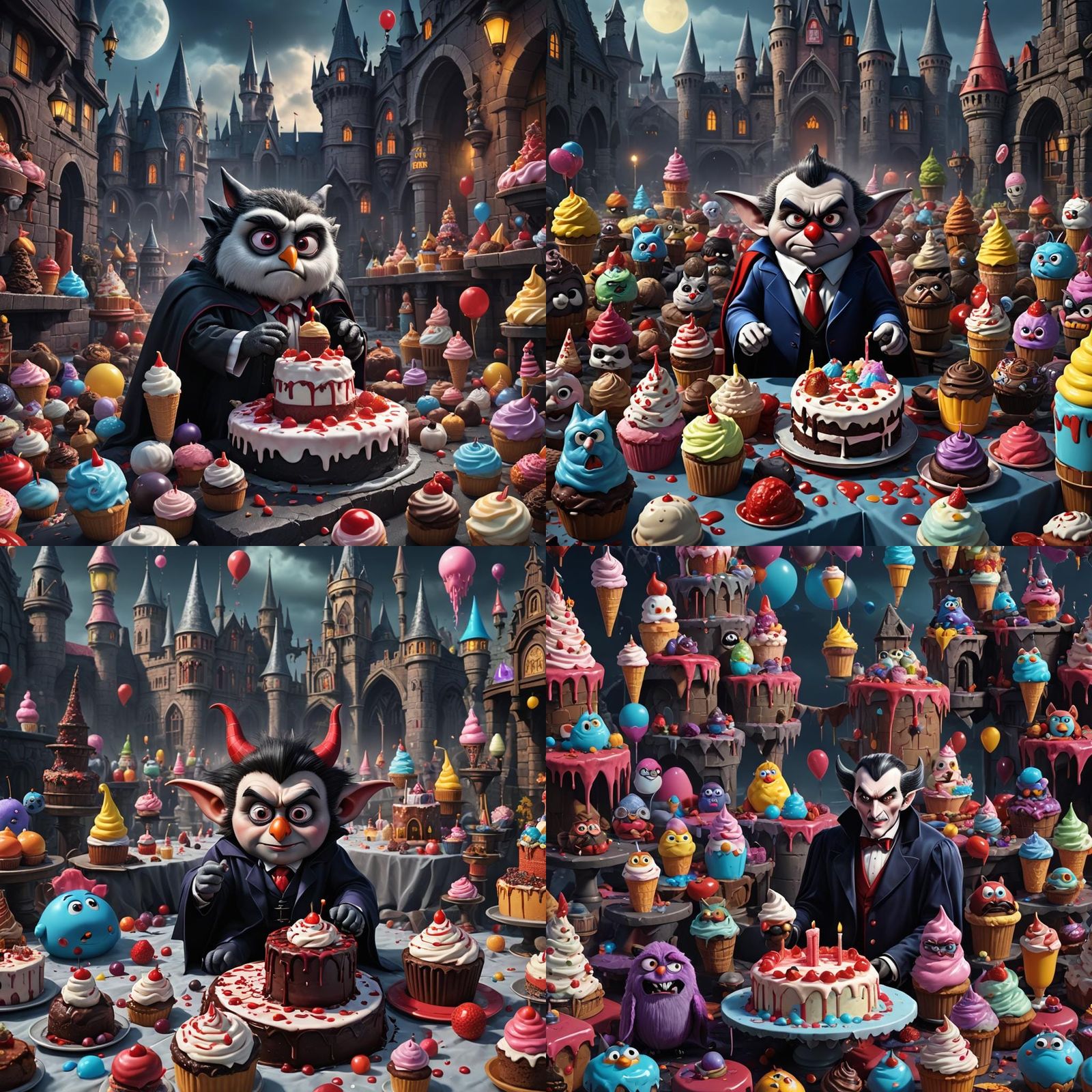 Dracula's Sad Birthday Party with Furby and Sega