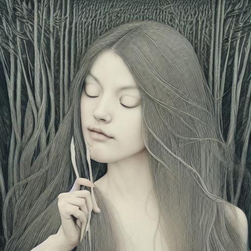 Narcotic Flower: Etching in Warped Forest Perspective