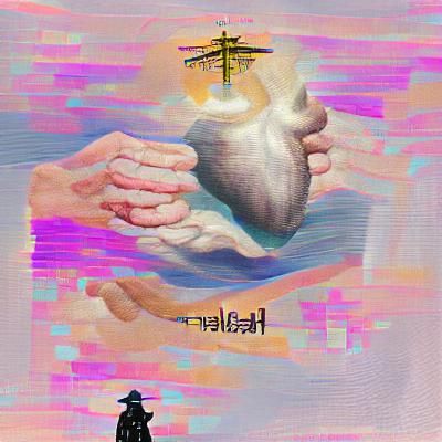 Ethereal Healer in Digital Art Style