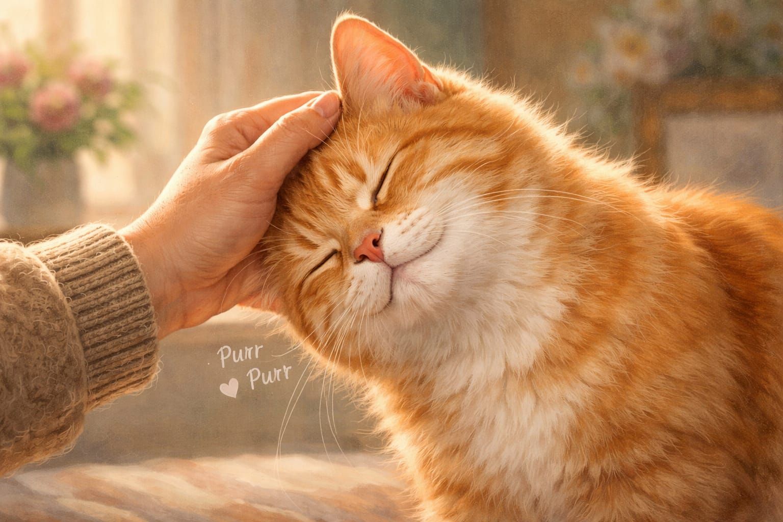 Will purr and head-bump 
In payment for services