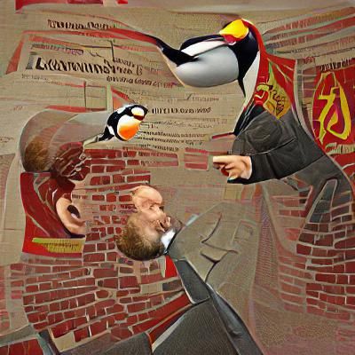 Heated Political Debate Between Two Men