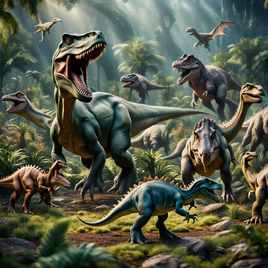 Dinosaurs Roaming Earth: Professional Photography