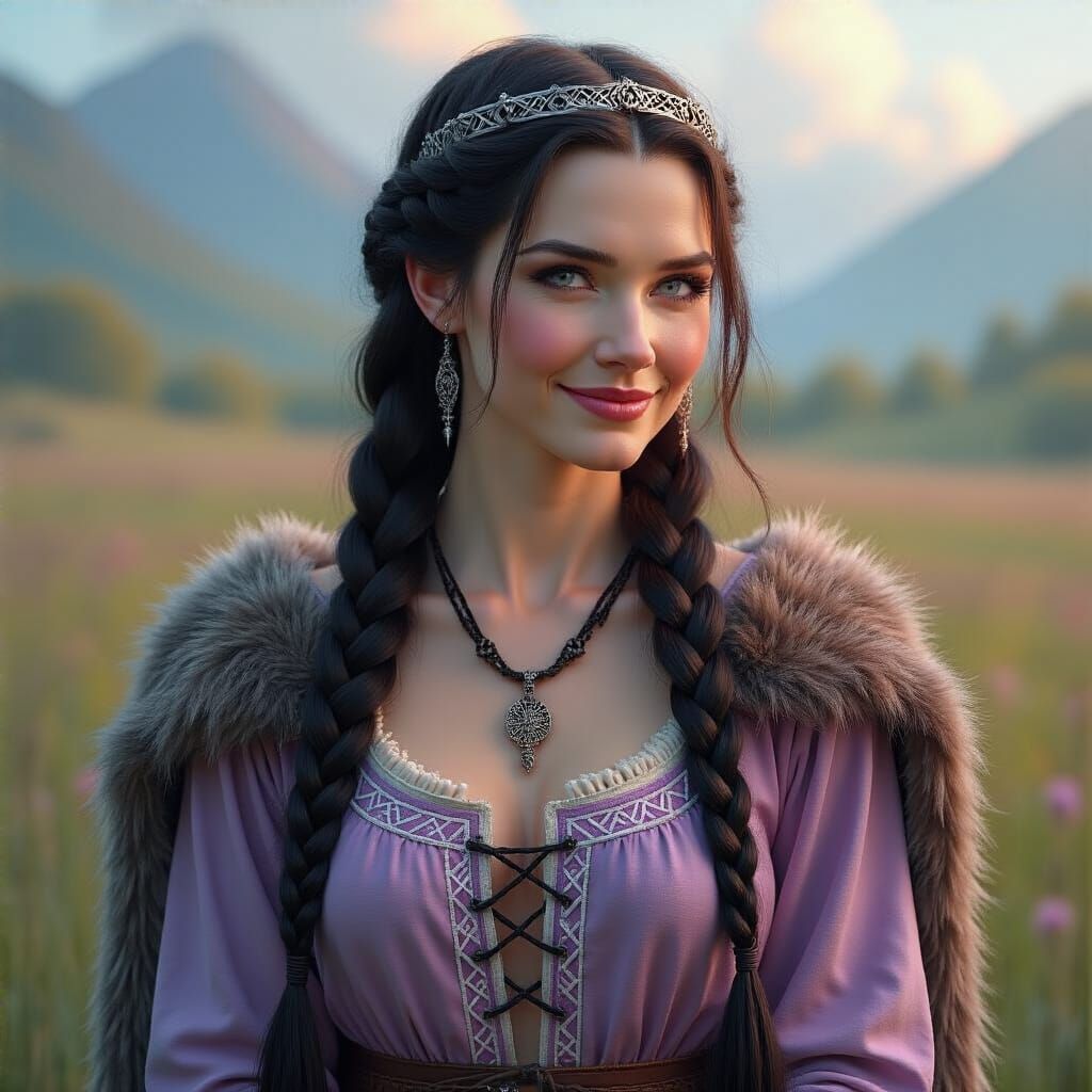 Viking Goddess Sjofn in Valhalla Meadow