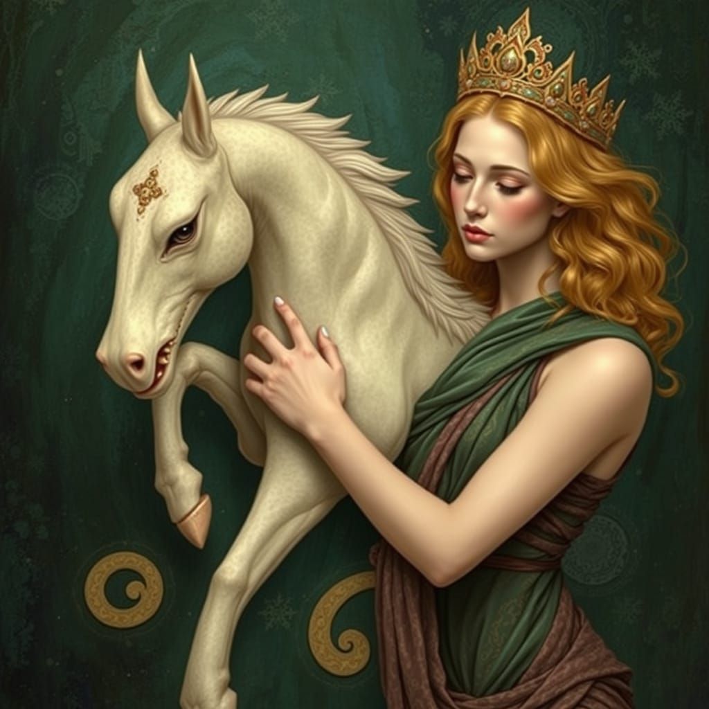 AI Image Inspired by Two Artists