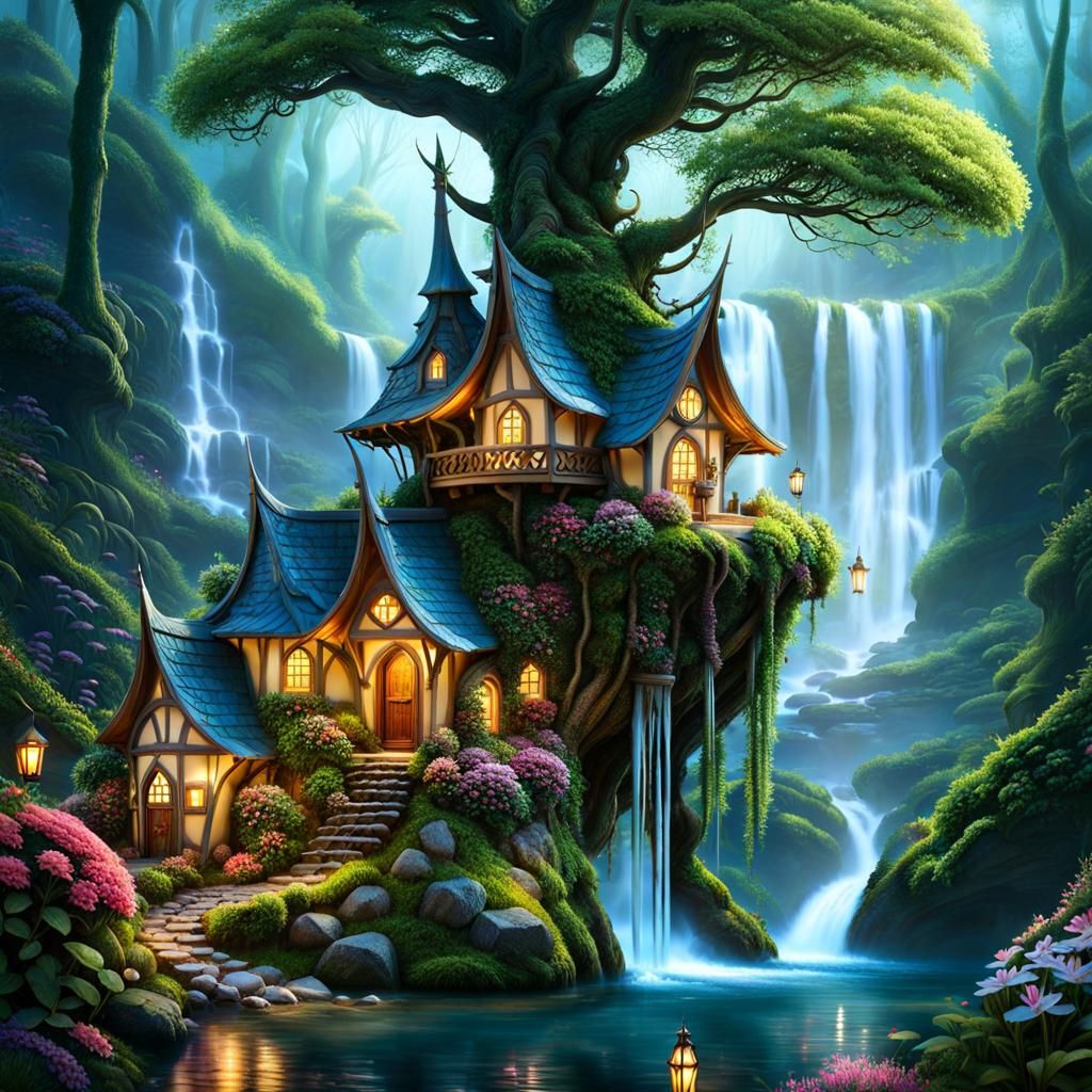 Enchanted Fairy Village in Hidden Kingdom