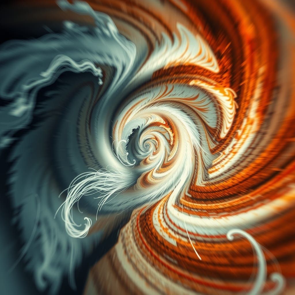 Inside a Cyclone Eye: Hyperrealistic Windscape