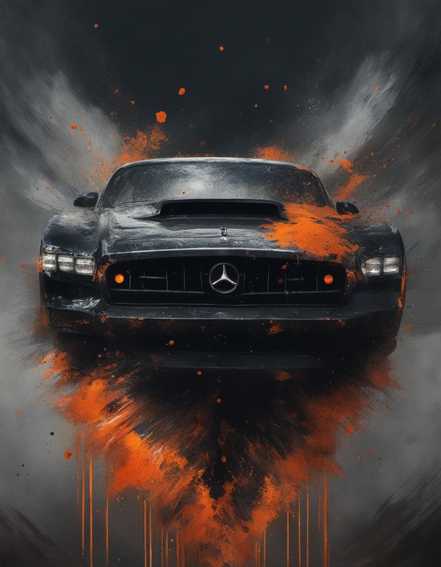 Terrifying Luxury Car Assemblage by Catherine Hyde