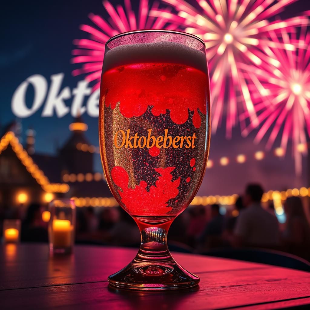 Oktoberfest Dream in Bioluminescent Elven Garden