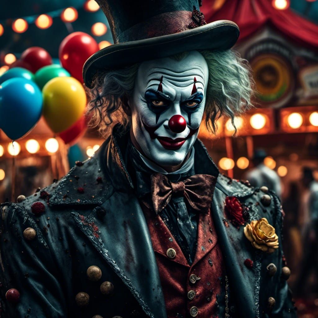 Zombie Clown: Tom Hanks in a Creepy Carnival