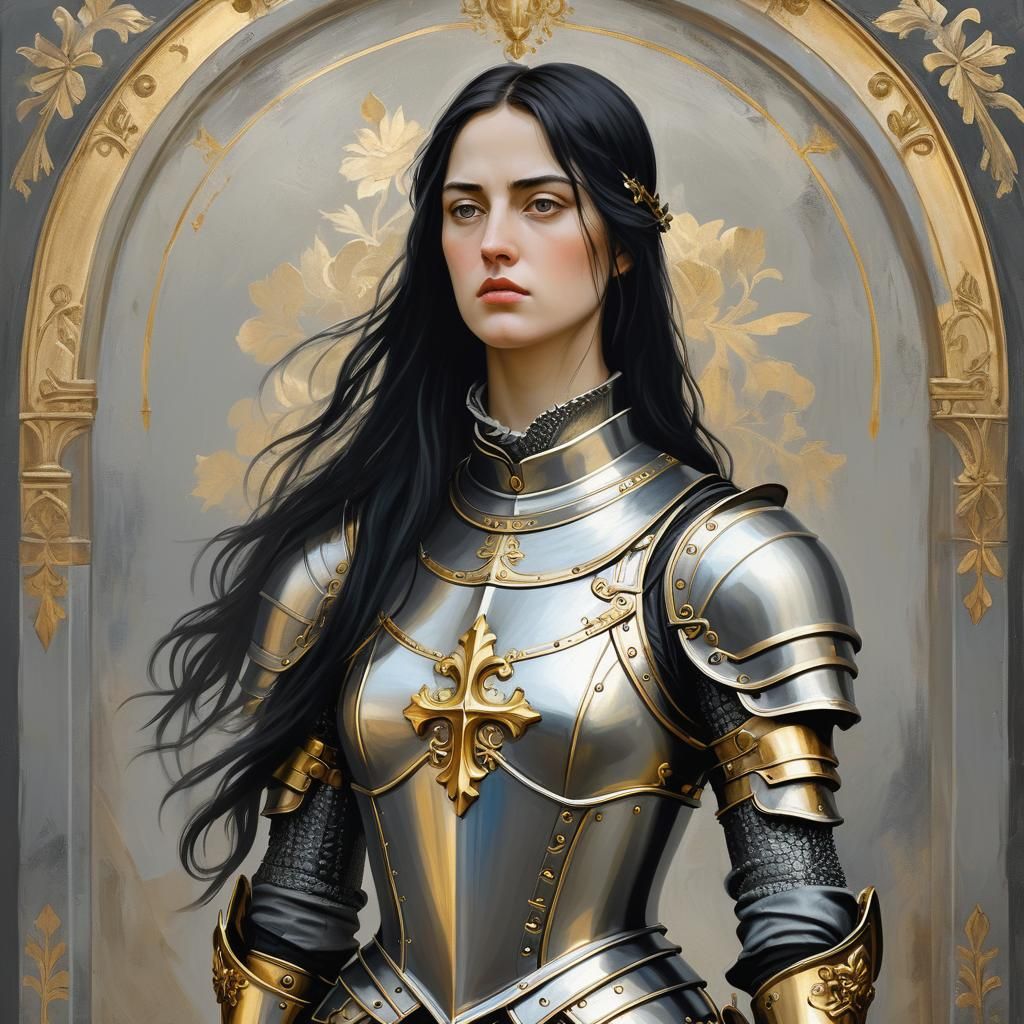 Jeanne d'Arc in Romantic 18th-Century Style