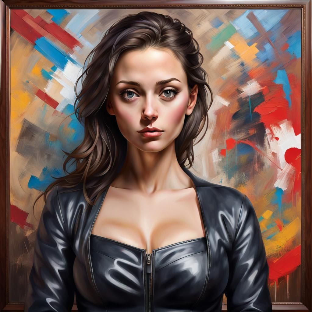 AI-Generated Portrait Exploring Artistic Style