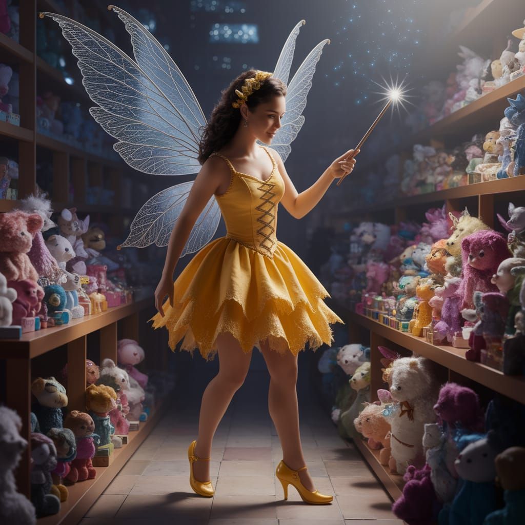 Fairy Brings Toys to Life, Ethereal Fantasy