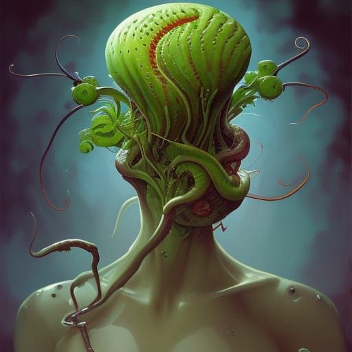 Eldritch Horror Venus Fly Trap Portrait
