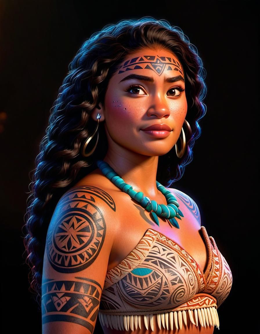 Tattooed Moana