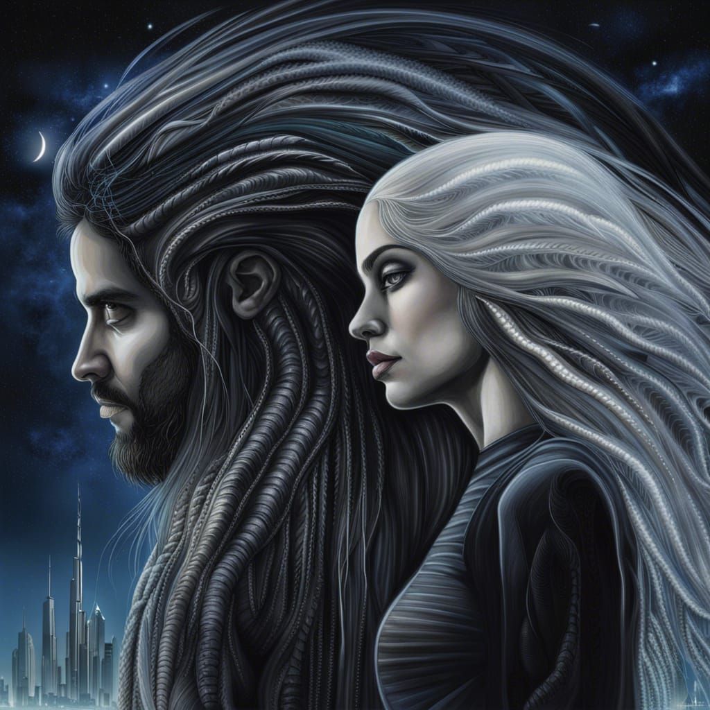 Astral Flight Over Dubai in Sci-Fi Surrealism