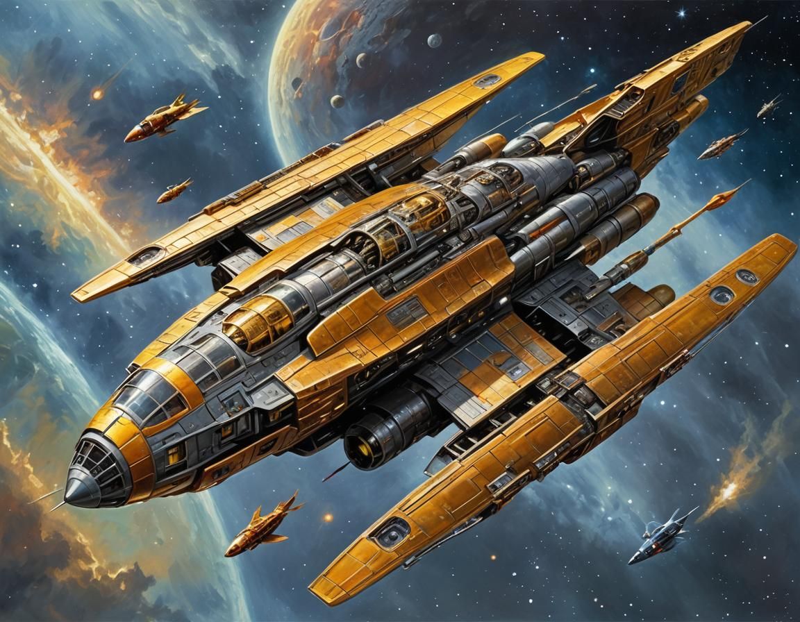 Serenity Spaceship Emerges from Deep Space