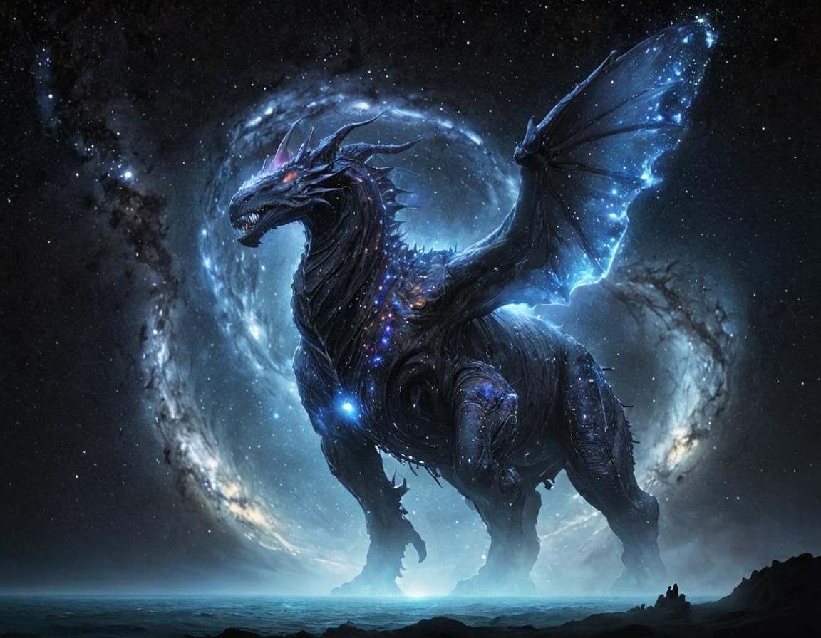 Celestial Leviathan Soaring Through the Milky Way