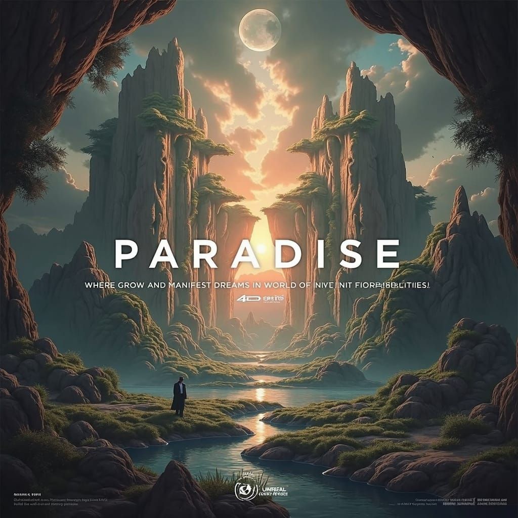 Dream Manifestation in a Fantastical Landscape