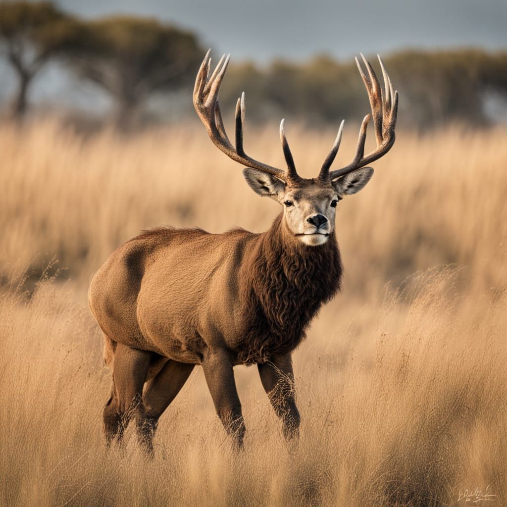 AI Interpretation of Wildlife Concept