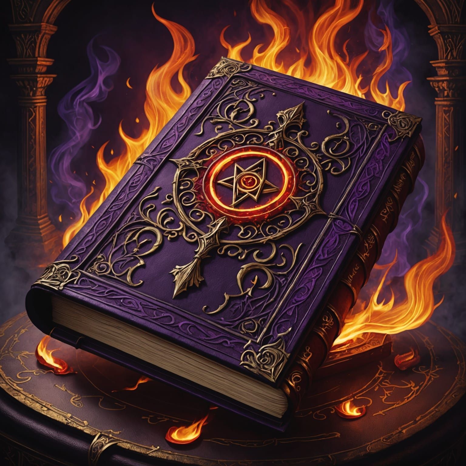 Hellish World Unleashed from Ancient Book