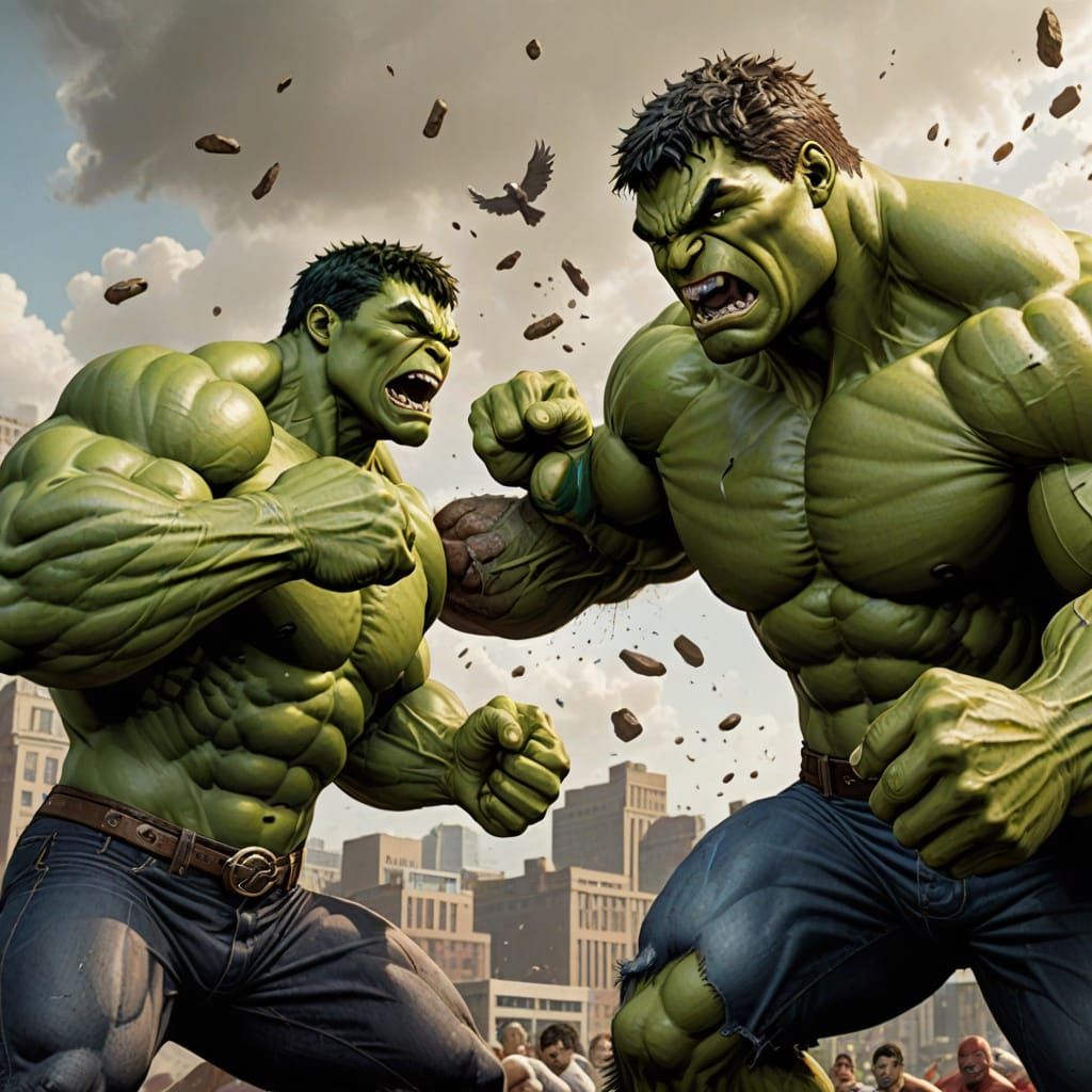 Epic Hulk Battle in a Bird's Wrath