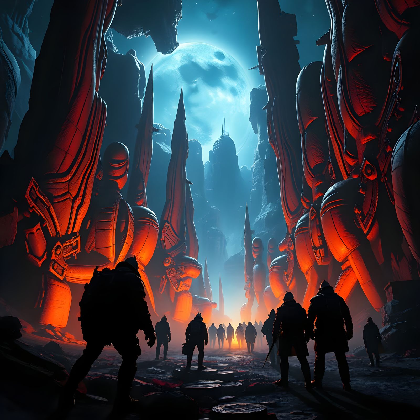 Epic Past and Future Vision Cinematic Lighting