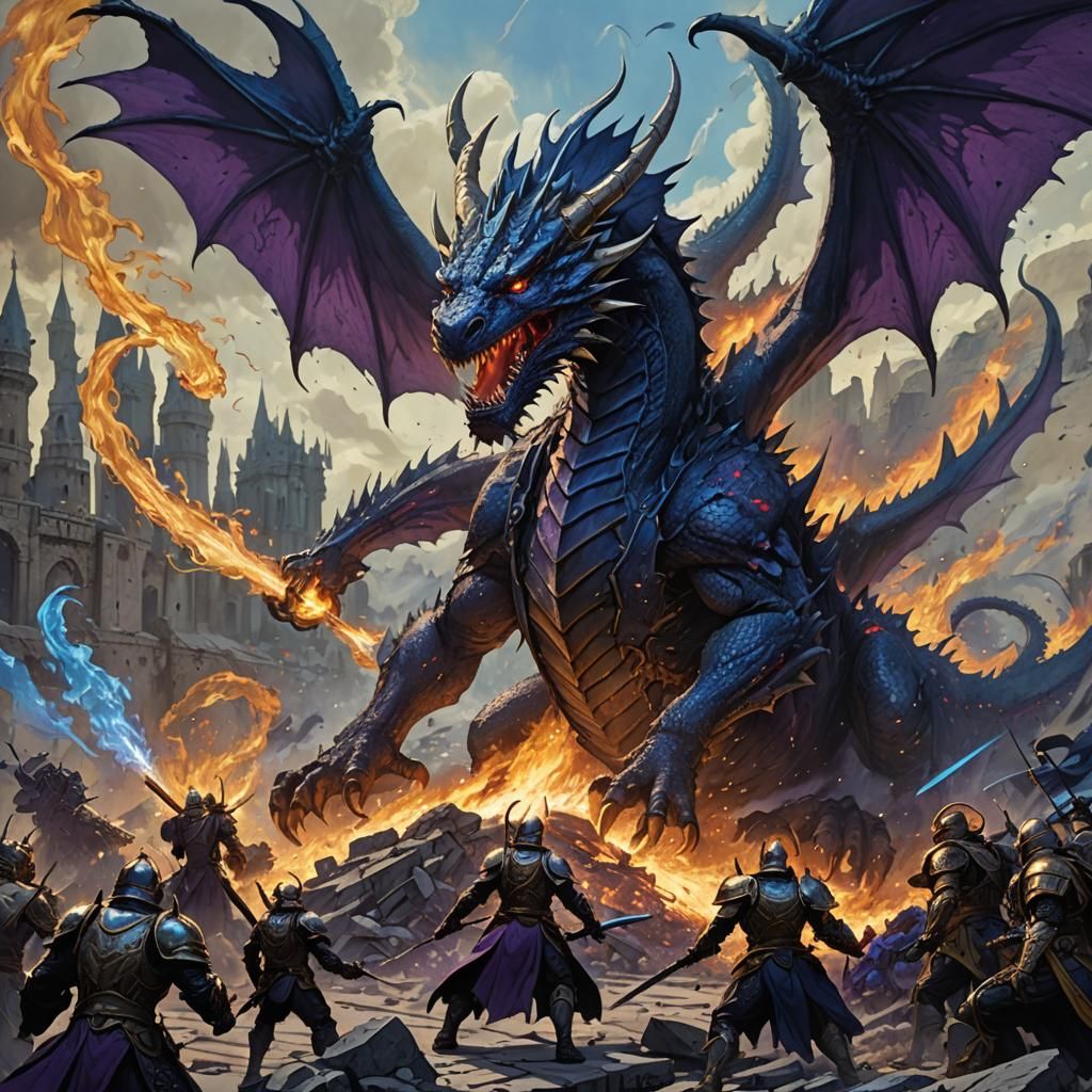 Dragon King's Fury: Fire and Steel in Dark Fantasy