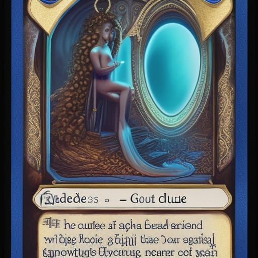 Time Goddess Trapped in Hourglass: Fantasy Concept Art