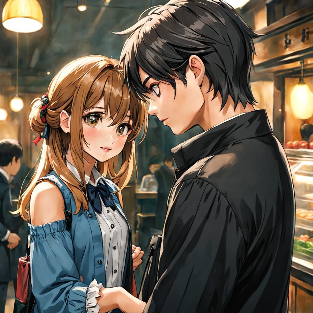 Alluring yet Timid Flirtation