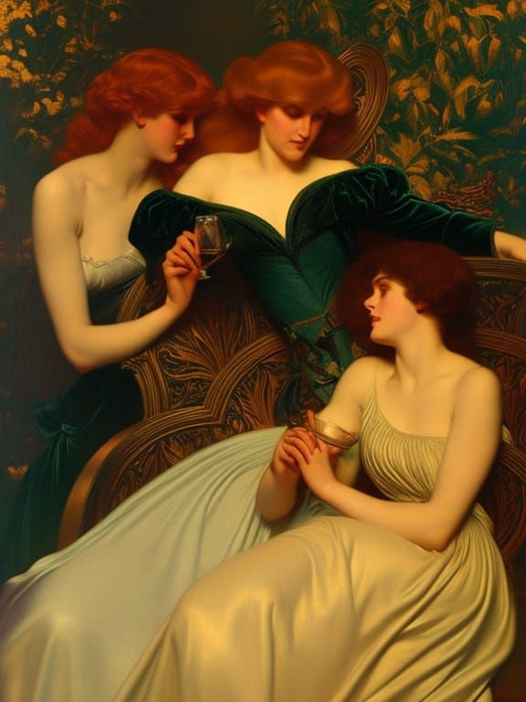 8k resolution, art by Delphin Enjolras Dante Gabriel Rossett...
