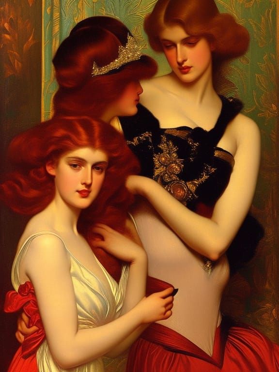 8k resolution, art by Delphin Enjolras Dante Gabriel Rossett...