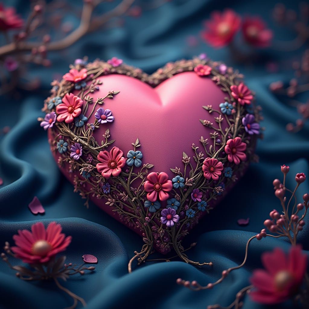 Ethereal Valentine Concept Art in Fantasy Style