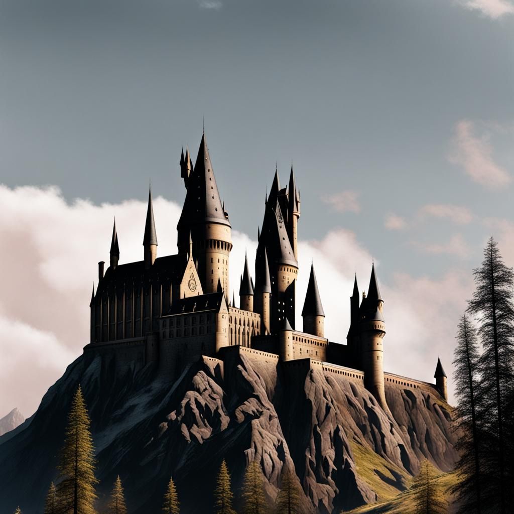 Hogwarts Digital Rendering