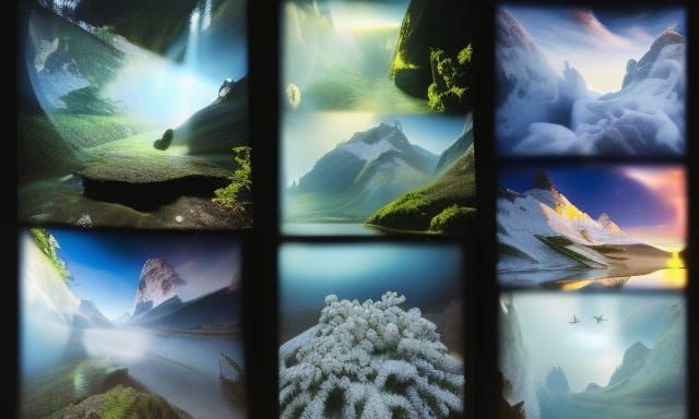 Hyperrealistic Image with Volumetric Lighting and Shadows