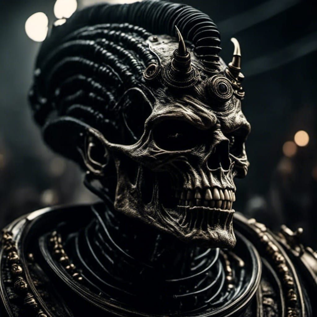 Frankenstein's Monster's First Day: Sinister Goth Art