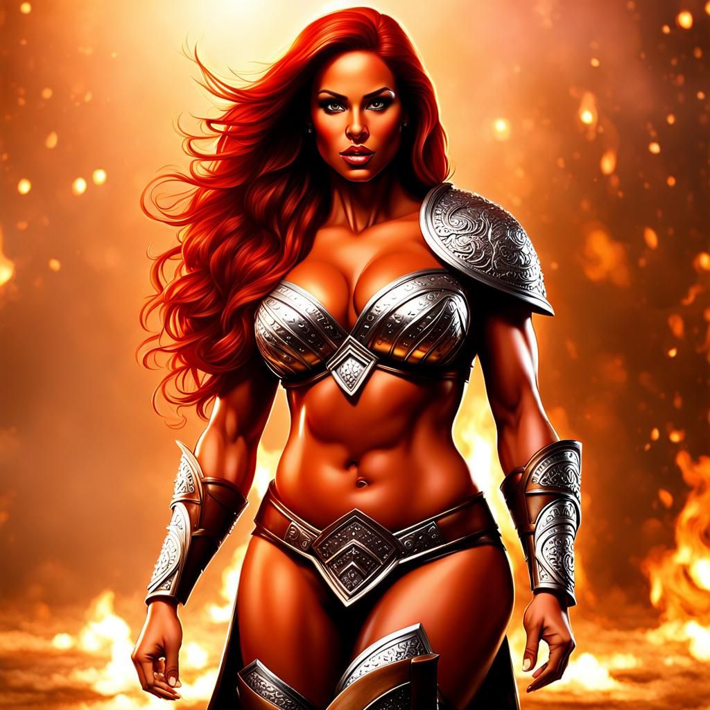 Anitta as Goddess Athena