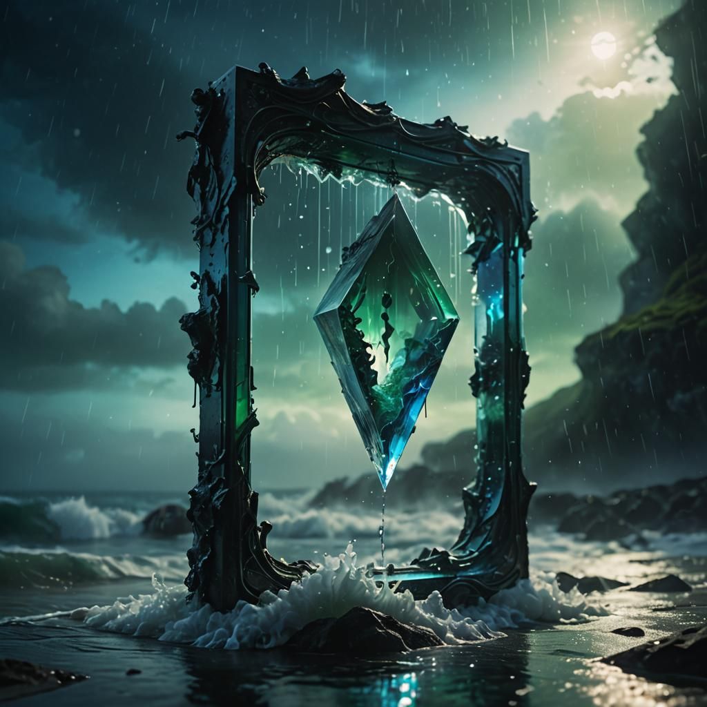 Eldritch Glass A Concept Art in Ash Thorp Style
