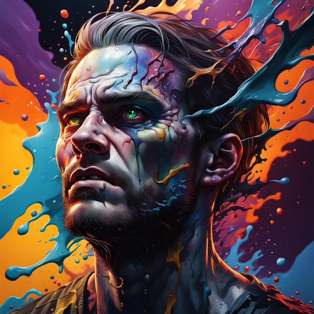 Dramatic Nightmare Concept Art in Hyperrealistic Style