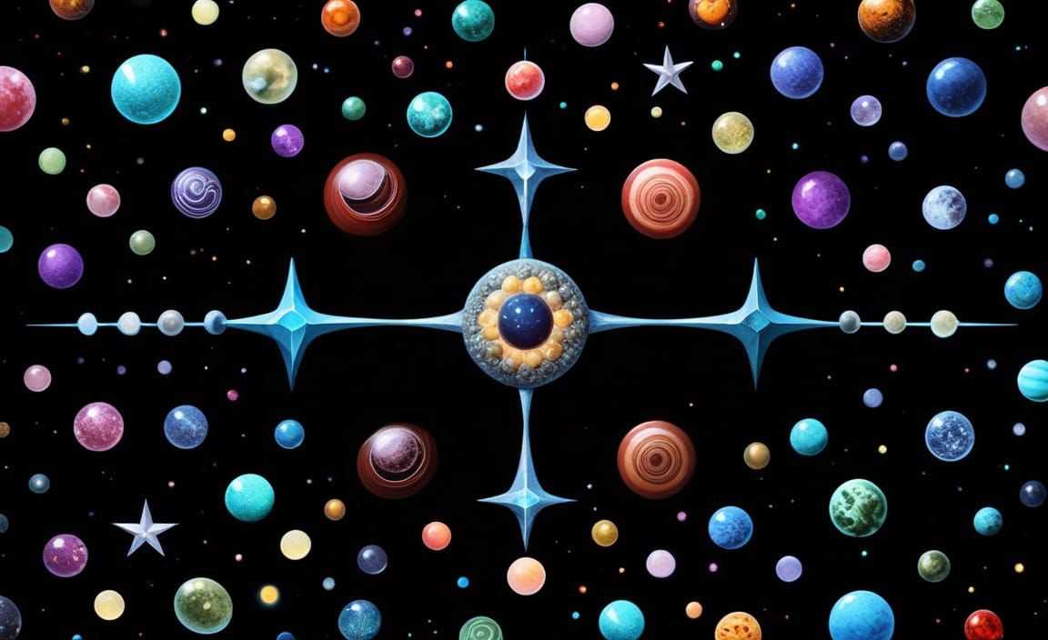 Vibrant Iridescent Star Clusters in Cosmic Colors