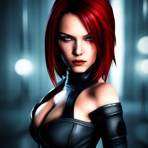 Hyperrealistic Rayne Portrait with Intricate Details