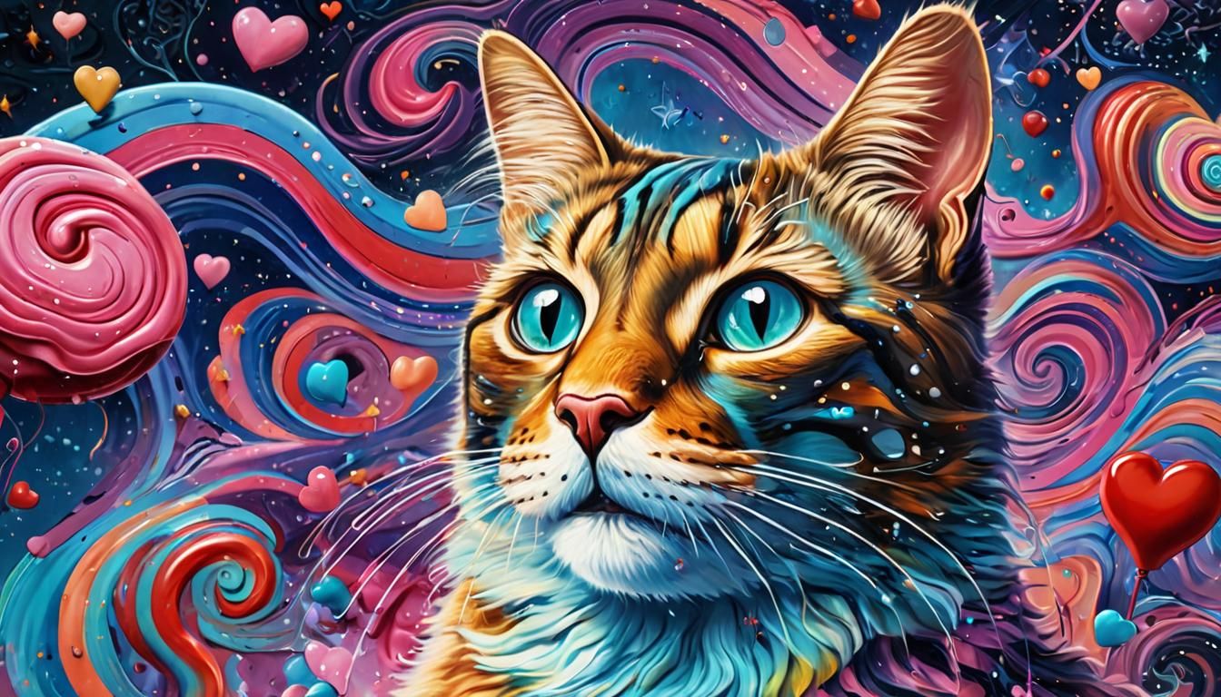 Surrealism Meets Candyland in a Whimsical Valentine's Day Ar...