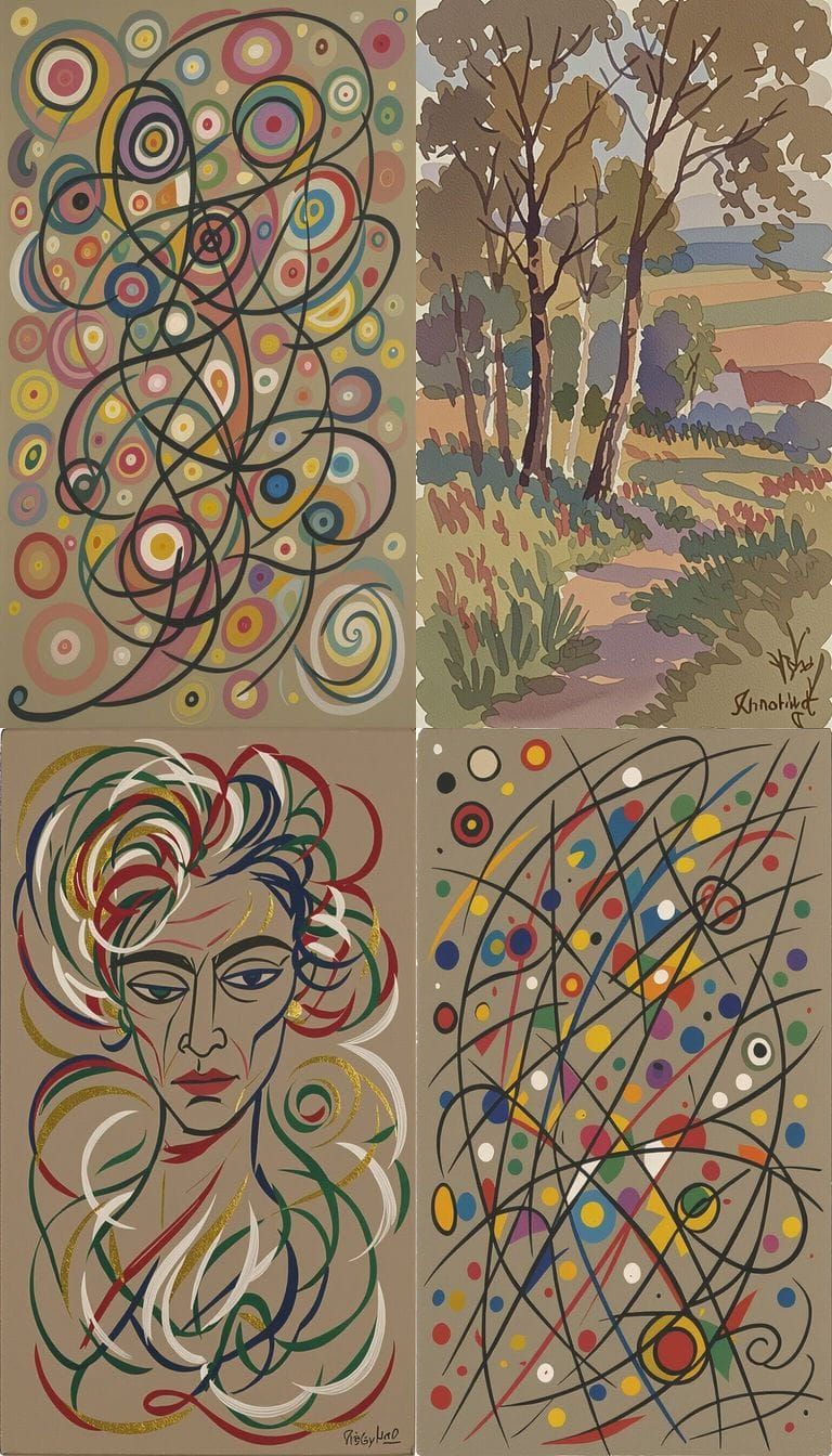 Abstract Exploration of Color and Form