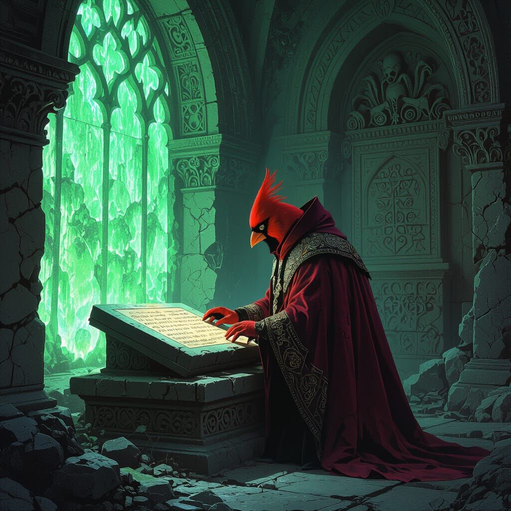 Cardinal Deciphers Prophecy in Gothic Vatican Chamber