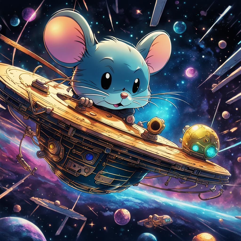 Cosmic Mousetrap: Manga Scan Anime Art