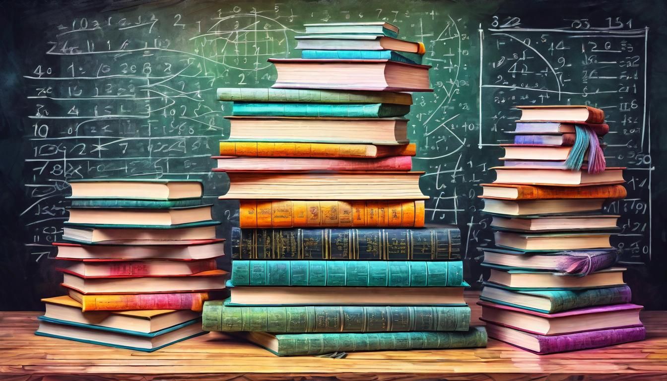 Math Class in Mixed Media Style