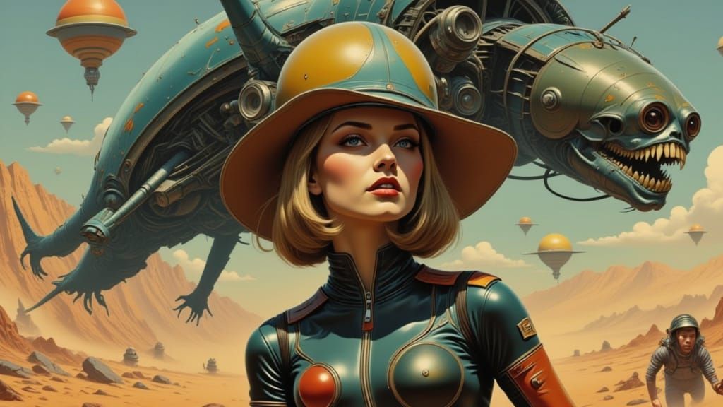 Epic Invasion Concept Art with Dynamic Lighting