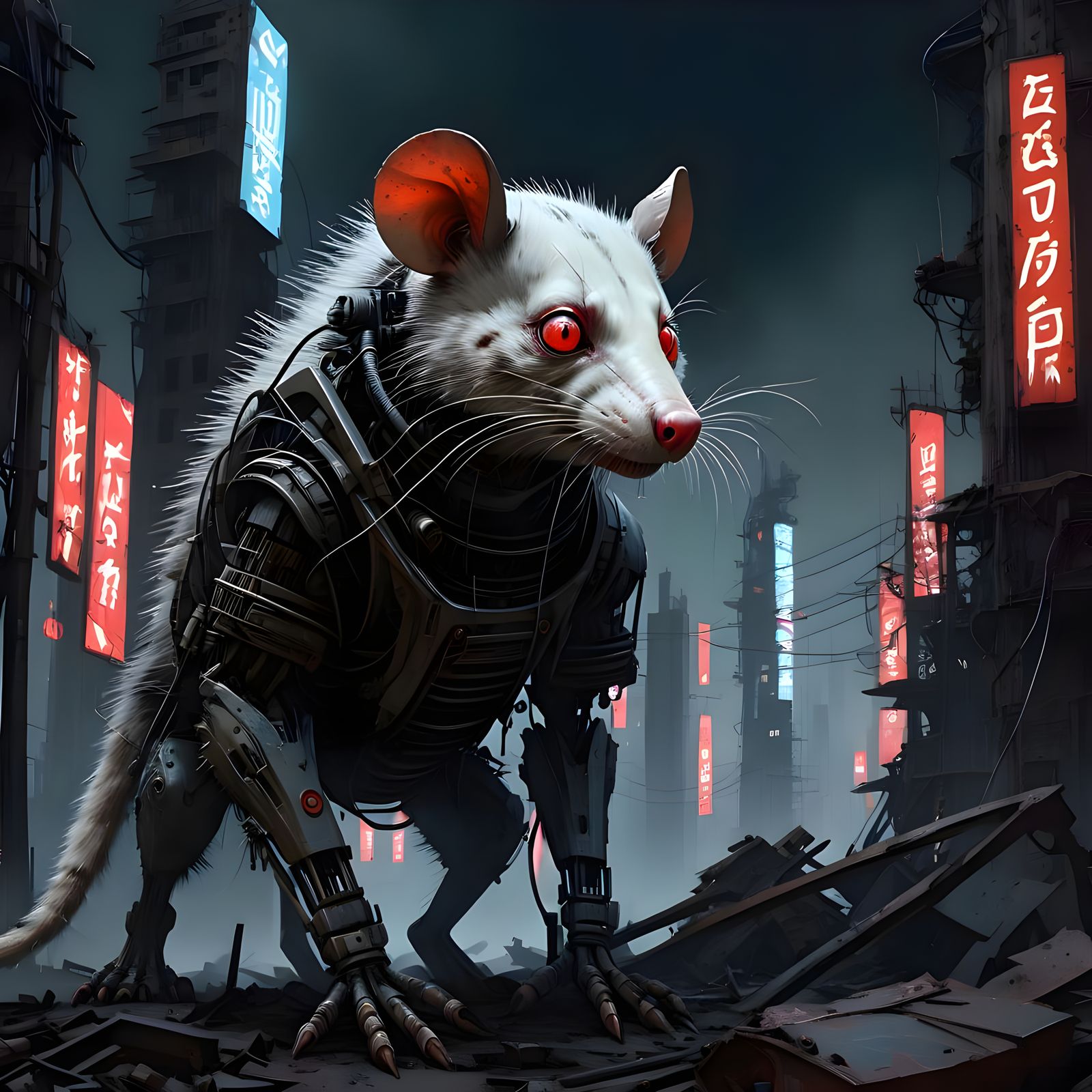 Robot  opossum