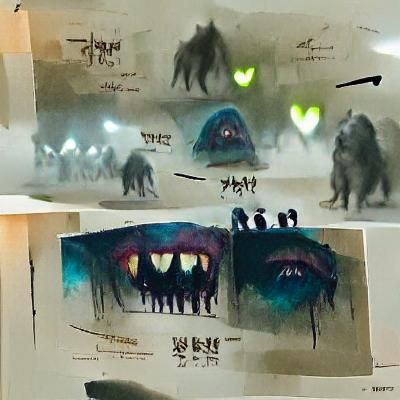 Monsters Watching: A Scene of Unseen Observation