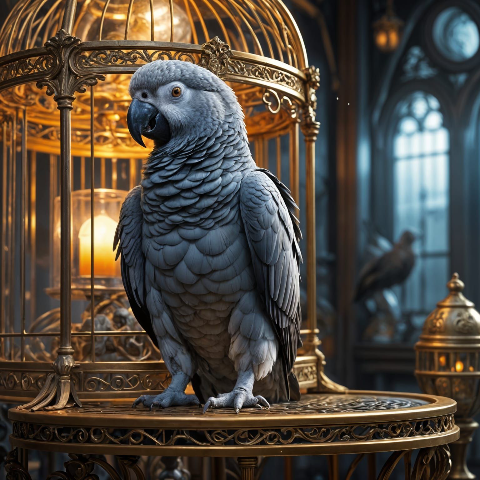 He Prefers it Outside the Cage