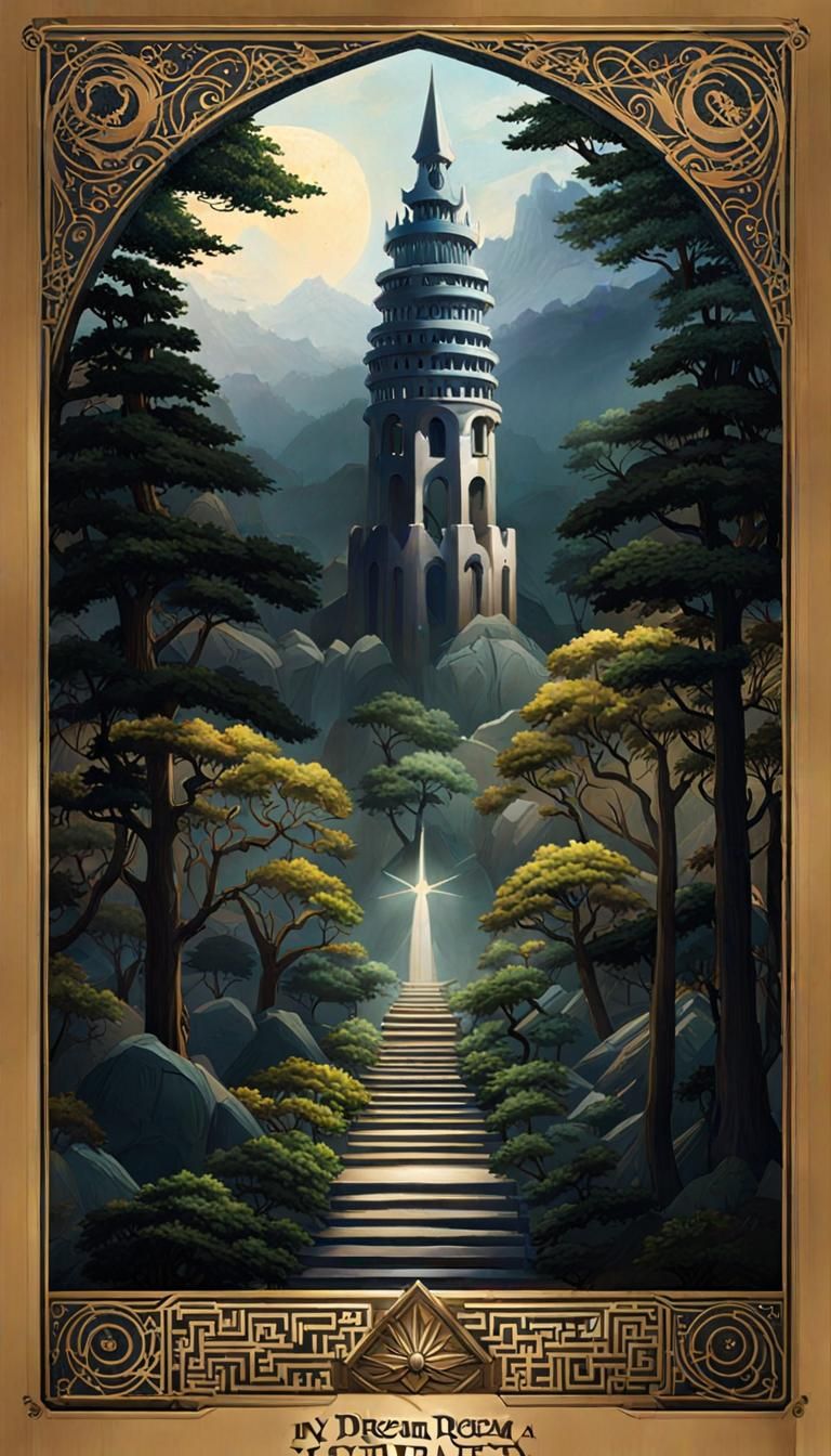 In my dream, there is a tower at the end of the path…